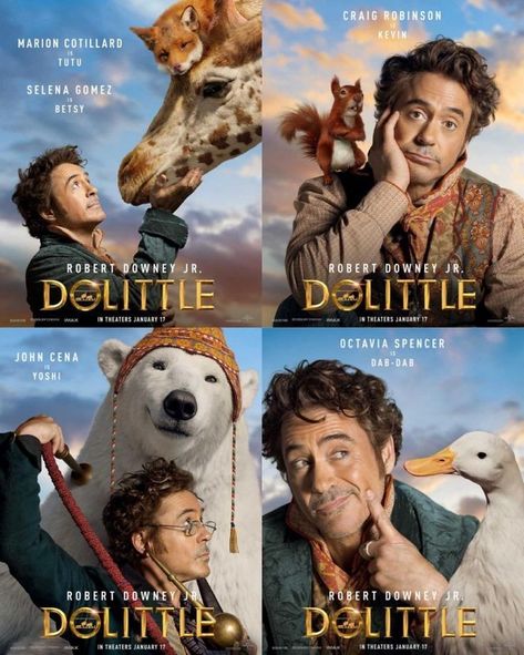 Dr Doolittle, Craig Robinson, Dr Dolittle, Character Posters, Romantic Comedy Movies, Adventure Movies, R Movie, Marvel Films, Downey Junior