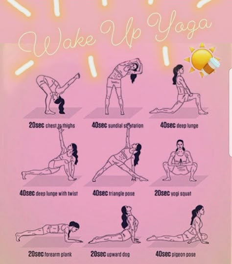 Good Night Yoga, Wake Up Yoga, Morning Yoga Routine, Easy Yoga Poses, Relaxing Yoga, Easy Yoga Workouts, Do Yoga, Body Workout Plan, Trening Abs