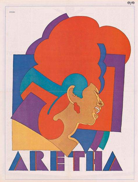 Work Logo, Milton Glaser, Music Poster Design, School Of Visual Arts, National Portrait Gallery, Aretha Franklin, Stevie Wonder, Portrait Gallery, Professional Logo