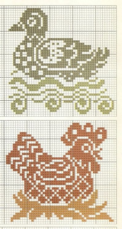 jpg Embroider Animals, Chicken Cross Stitch, Embroidered Animals, Cross Stitch Bird, Mini Cross Stitch, Crochet Tapestry, Cross Stitch Animals, 자수 디자인, Free Cross Stitch