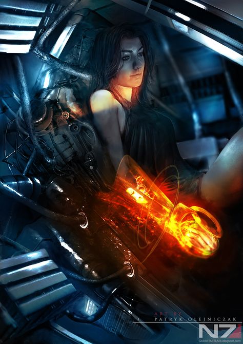 Miranda Lawson from the Mass Effect series - done by patryk-garrett on deviantart Mass Effect 3 Characters, Mass Effect Miranda, Tali Mass Effect, Mass Effect Games, Miranda Lawson, Mass Effect 1, Mass Effect Universe, Mass Effect Art, Mass Effect 3