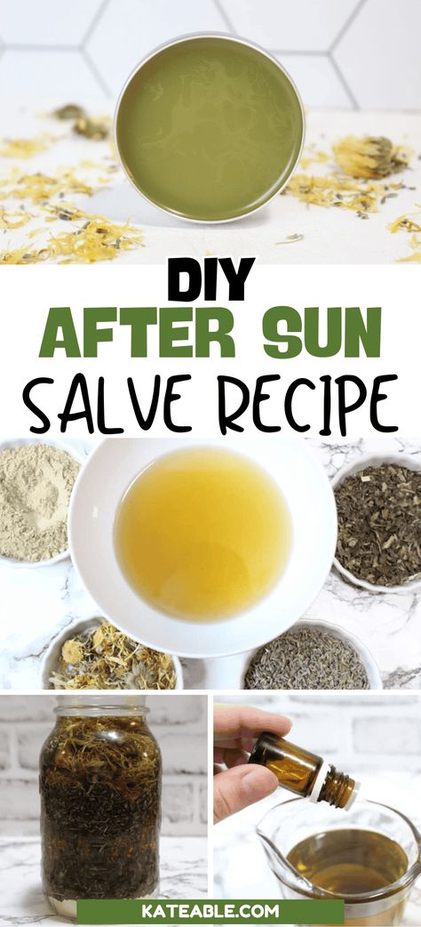 Best Homemade Burn Salve Recipe - Sun Burn Remedy, Diy Sunburn Relief, Best Sunburn Relief, Burn Salve, Sunburn Cream, Spa Day Ideas, Burn Remedy, Homemade Salve, Diy Facials