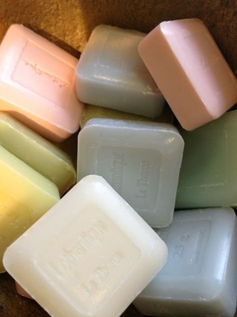 French soaps available at Fino Lino Bar Soap Aesthetic, Soap Aesthetic, Honey Business, French Milled Soap, Soap Making Tutorials, Mediterranean Beauty, Soap Collection, Ivory Soap, Bath Scrubs