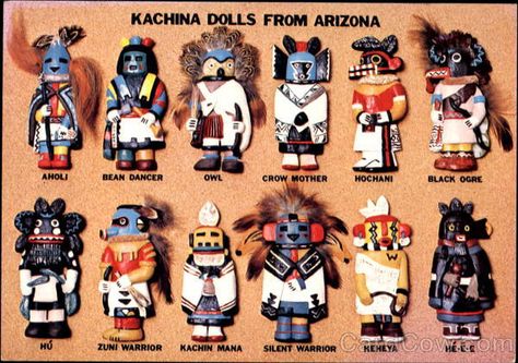 Kachinas Native American Gods, Native American Kachina Dolls, Cow Skull Decor, Kachina Dolls, Native American Print, Art Figures, Native American Pictures, Aboriginal Culture, Indian Dolls