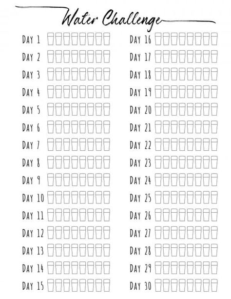 Free water tracker printable | Customizable | Instant Download Diet Calendar, Drink Background, Water Tracker Printable, Water To Drink, Water Challenge, Creating A Bullet Journal, Water Tracker, Bullet Planner, Daily Planner Pages