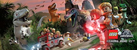 Countdown to Jurassic World & LEGO Jurassic World Game Giveaway (ends 6/25/15) - She Scribes Lego Jurassic World Game, World Video, Lego Videos, Lego Jurassic, Lego Jurassic World, Lego Games, Lego Characters, Lego News, The Lost World