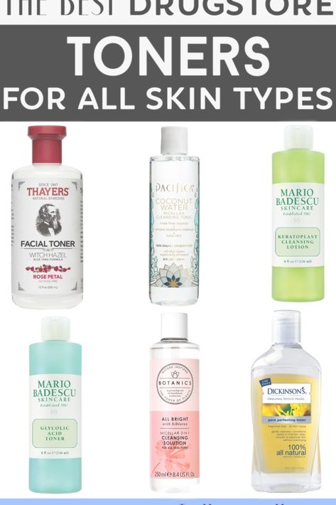 *UPDATED 2019!* The Best Drugstore Toners For All Skin Types! | Affordable Drugstore Skincare | The Millennial Maven Best Drugstore Toner, Diet Healthy Recipes, Glycolic Acid Toner, Daily Beauty Tips, Celebrity Skin Care, Drugstore Skincare, Special Diet, Diet Healthy, Natural Skin Care Routine