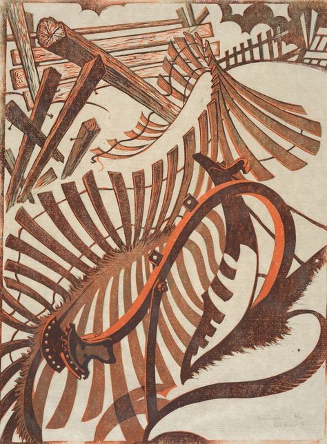 Sybil Andrews Sybil Andrews, Woodcut Art, Wood Engraving, Canadian Artists, Woodblock Print, British Museum, Linocut Prints, Original Prints, Linocut