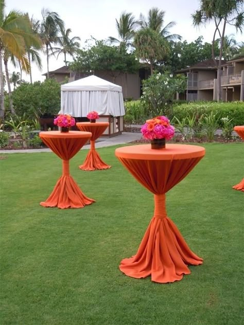 Cocktail Table Decor, Tafel Decor, Havana Nights, Events Decor, Hawaiian Party, Outdoor Wedding Decorations, Wedding Cocktail, Wedding Cocktails, Cocktail Table