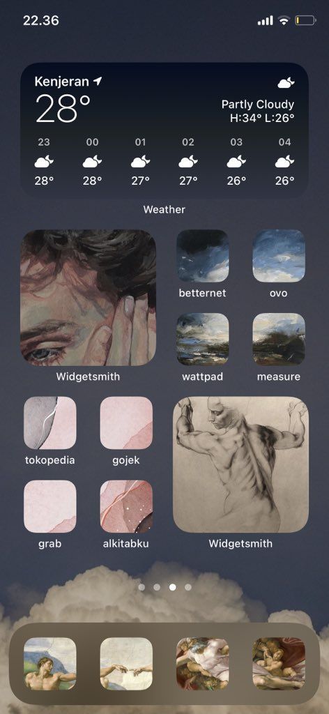 Painting Aesthetic Widgets, Aesthetic Widgets Apps, I Phone Widgets Ideas, Cool Widget Ideas, Photo Widget Ideas, Wallpaper Ideas Widget, Ios 16 Widgets Ideas, Ios Widget Ideas, Ios 16 Wallpaper Iphone Aesthetic