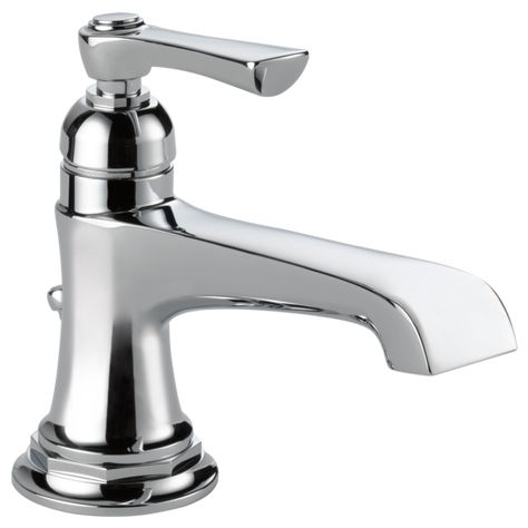 Combining a contemporary, masculine edge with nods to early-1900s traditionalism, the Rook™ Bath Collection is an arresting, modern interpretation of a stately aesthetic. Bathroom Faucets Chrome, Bar Faucets, Single Handle Bathroom Faucet, Chrome Faucet, Single Hole Bathroom Faucet, Lavatory Faucet, Faucet Handles, Kids Bath, Bathroom Faucet