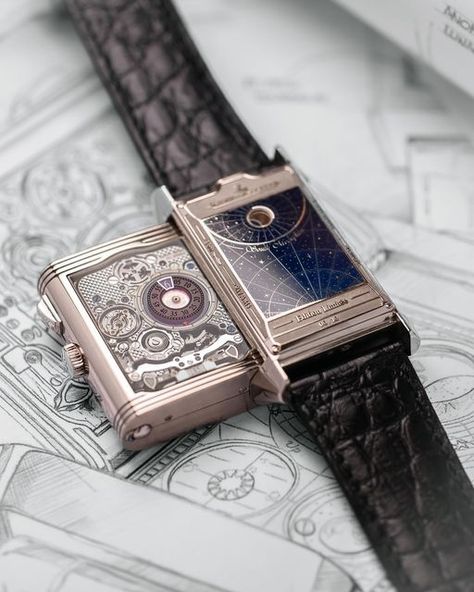 Watchmaker Aesthetic, Jlc Reverso, Interesting Watches, Jaeger Lecoultre Reverso, Personalized Watch, Stylish Watches Men, Personalized Watches, Handmade Watch, Mens Fashion Wear