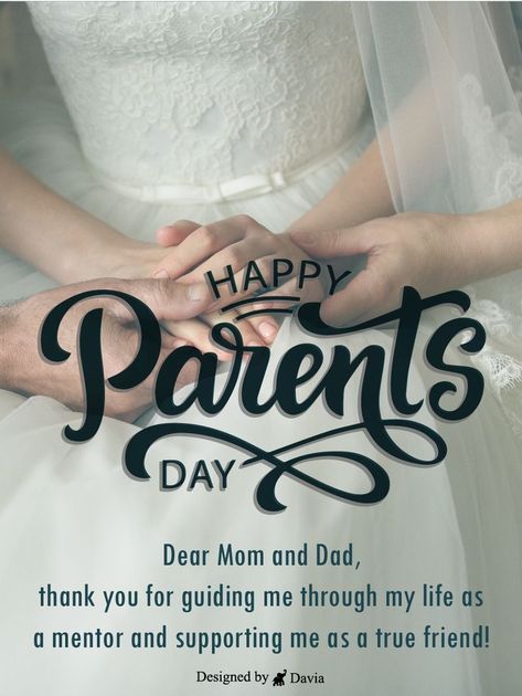 Parents Day are special. Wish your parents a lot of happiness and be with them to fill their special day with joy. Surprise them with this ecard too. Happy Parents Day Card, Parents Day Wishes, Parents Day Card, Parents Day Cards, Parents Day Quotes, Happy Parents Day, Good Parenting Quotes, Dear Mom And Dad, Birthday Reminder