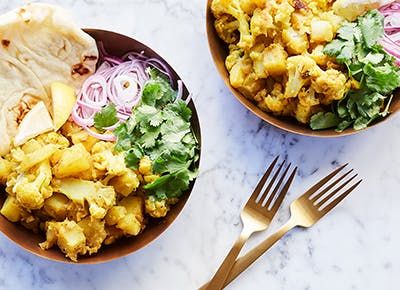 19 Cozy Meal-Prep Lunch Recipes for Winter - PureWow Winter Lunch, Greek Lemon Chicken, Aloo Gobi, Prepped Lunches, Cozy Meals, Meal Recipes, Lunch Meal Prep, Indian Dishes, Winter Food