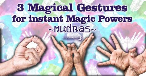 3 Mudras for Magic and Power. How to use simple hand gestures to bring you power, enlightenment, banish negativity and attract money! Hand Yoga, Banish Negativity, Yoga Mudras, Yoga Mudra, Hand Mudras, Arte Yoga, Face Fat, Yoga Hands, Hand Gestures