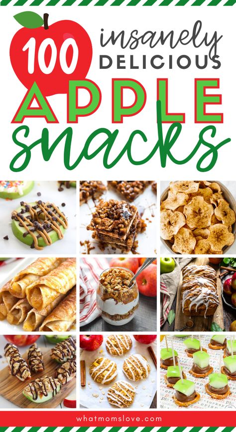 Fun Apple Snacks, Apple Snacks For Kids, Kids Muffins, Apple Snack Recipes, Apple Snacks Healthy, Easy Toddler Snacks, Fall Apple Picking, Easy Recipe Ideas, Apple Recipes Healthy