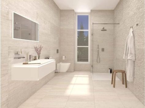 nantes caliza mosiac 2 Large Tile Bathroom, Porcelanosa Tiles, White Porcelain Tile, White Wall Tiles, White Ceramic Tiles, British Furniture, Tiles Price, Large Format Tile, Tile Trim