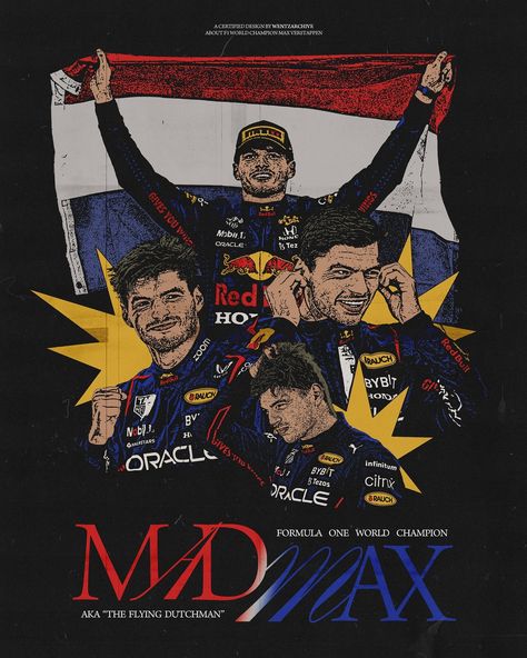 MAD MAX this started so simple and i ended up painting every single detail god knows i can’t oh my god,,, well anyway te amo max verstappen you’re everything to me and YEAH, enjoy! (also a little shirt mockup…. kinda looks sick tbh) #womenindesign #graphicdesign #art #artwork #artist #digitalartist #digitalart #visualart #design #typography #digital #graphics #poster #posterdesign #posterart #posterdesigncommunity #graphicposter #designfeed #adobe #photoshop #illustrator #posterreposter #di... Max Verstappen Art, Max Verstappen Poster, Up Painting, Flying Dutchman, F1 Poster, Number Poster, Mad Max, Design Typography, My God