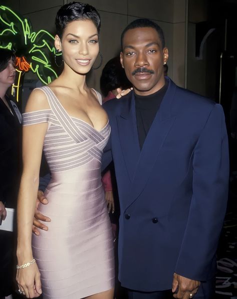 Eddie Murphy Movies, Nicole Mitchell Murphy, Rebecca Schaeffer, 90s Street Style, Nicole Murphy, Long Mullet, Girl Mullet, Modern Mullet, Mullet Hairstyle Women