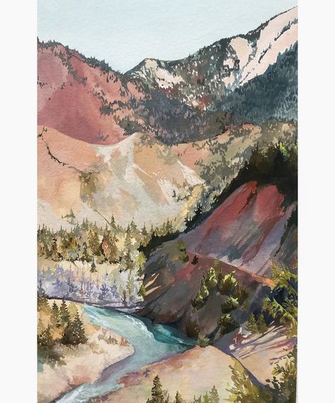 Noelle Phares, Hiring Poster, River Canyon, Watership Down, Poster Templates, Arte Inspo, Art Inspiration Painting, Lounge Room, Northern California