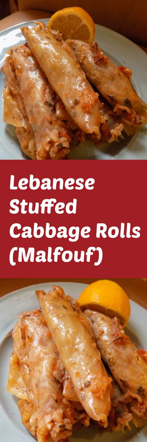 Middle Eastern Recipes Arabic Food, Arab Food, East Recipes, Stuffed Cabbage Rolls, Middle East Food, Syrian Food, Middle East Recipes, Lebanese Cuisine, Middle Eastern Cuisine