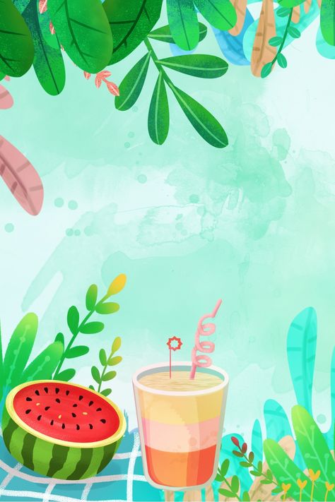 Summer Season Cartoon Images, Holiday Poster Ideas, Solstice Wallpaper, Summer Animation, Summer Digital Art, Promotion Background, Happy Summer Holidays, Summer Illustrations, Summer Workshop