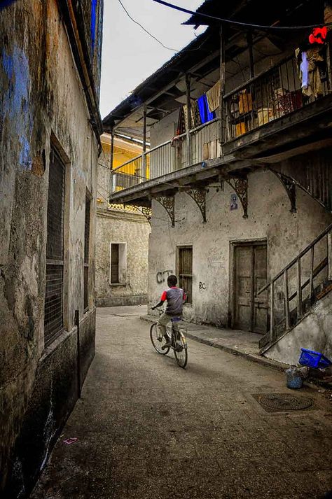 Stone Town, Zanzibar City, Tanzania. Stone Town Zanzibar, Stone Town, Mombasa, Dream City, Ancient Architecture, City Photography, East Africa, Urban Planning, Africa Travel