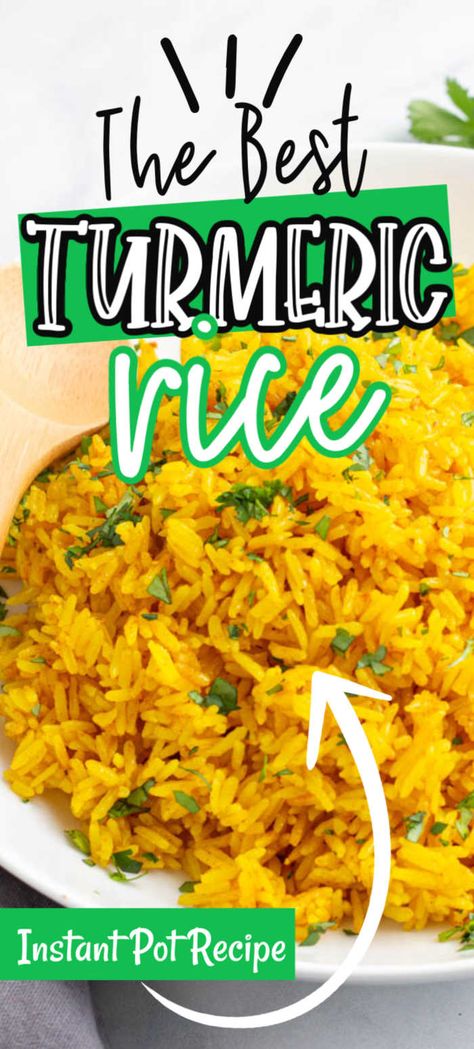 Turmeric Rice Recipe, Turmeric Rice, Middle East Recipes, Medicine Tips, Rice Side, Turmeric Recipes, Rice Side Dishes, Easy Rice Recipes, Yellow Rice