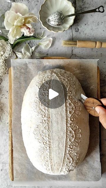 Sourdough Photography Styling, Halloween Bread Scoring, Sourdough Designs Oval, Diy Bread Lame, Scoring Sourdough Designs, Sourdough Boule Scoring, Sourdough Scoring Ideas, Sourdough Designs Round, Bread Decoration Ideas