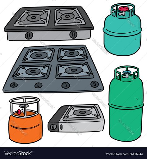 Gas Stove Illustration, Stove Drawing, Stove Illustration, Cookbook Cover Design, Diwali Colours, Tabung Gas, Gacha Props, Harry Potter Poster, Paper Dolls Clothing