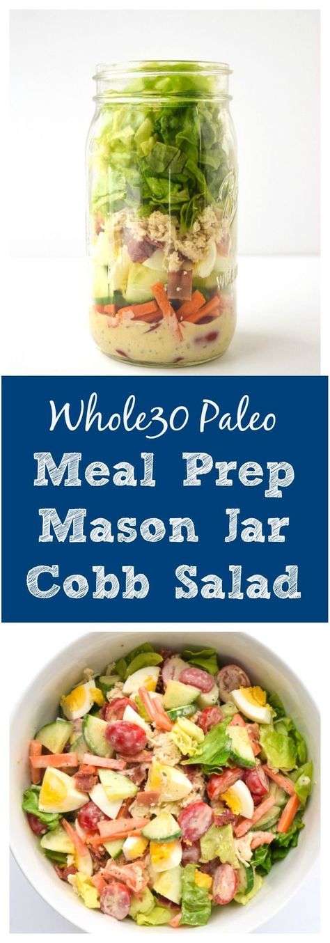 Unprocessed Recipes, Mason Jar Lunch, Salad Jar Recipe, Jar Meals, Keto Salads, Jar Salads, Paleo Meal Prep, Jar Salad, Mason Jar Salad Recipes