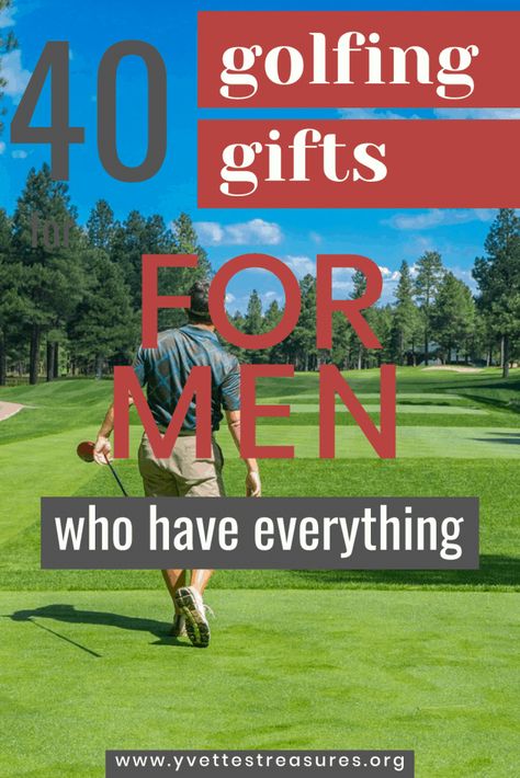 Coolest Golfing Gifts For Men Who Have Everything. Here are some great golf gift ideas for dad, your brother, granddad or a good friend. #golfgiftsformen #giftsforhim #golfgiftsfordad #sports Golf Christmas Gifts For Men, Golf Gadgets Gift Ideas, Golf Ideas For Him, Gifts For Golfers Boyfriends, Gift Ideas For Golfers, Golfing Gifts For Men, Best Golf Gifts For Him, Golf Gift Ideas For Men, Golf Basket Ideas For Men