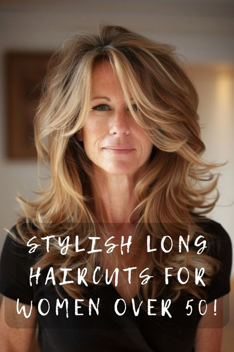 Haïr Style Medium Hair 2023, Layered Hairstyles Medium Length, Long Hair Cuts For Women Over 40, The Modern Rachel Haircut, Haircuts Over 50 Low Maintenance, Heavy Layered Long Hair, Hairstyles For Long Hair Over 50, Hair Styles For Women 50, 50 Year Old Hairstyles Long