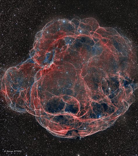 Simeis 147, SH2-240 Spaghetti Nebula (impla007) - 最大解像度 | AstroBin Supernova Remnant, Explanation Writing, Astronomy Pictures, Neutron Star, Space Photos, Light Year, Look At The Stars, Space Time, Space Science