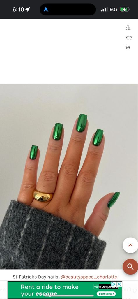 St Patricks Day Nails, Fire Nails, Saint Patrick, Nail Inspo, St Patricks Day, Nails, Green