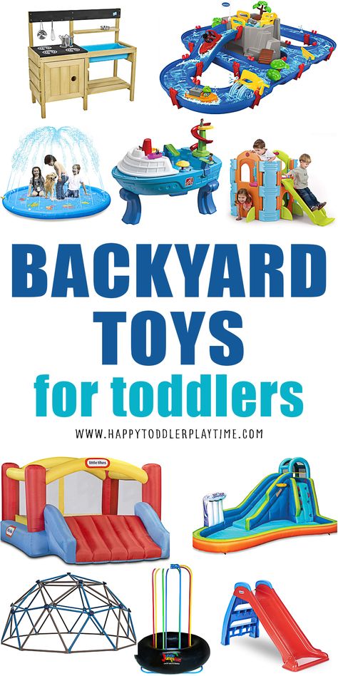 Outdoor Toys For Two Year Olds, Outdoor Toys For One Year Old, Toy Ideas For Toddlers, Summer Toys For Kids, Backyard Toys For Toddlers, Outdoor Toys For Preschoolers, Outdoor Toys For Kids 4-8, Toys For Toddler Boys, Toys For 4 Year Boy