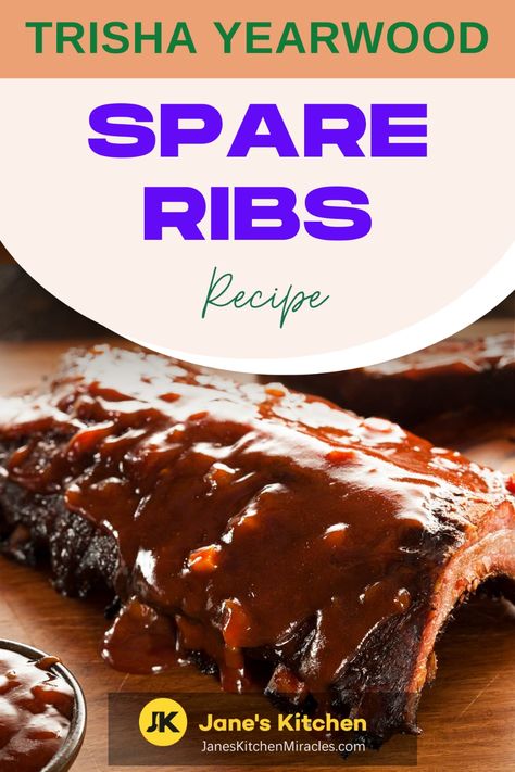 Spare ribs with barbecue sauce Spare Ribs Recipe, Spareribs Recipe, Slow Cooked Ribs, Basting Sauce, Homemade Barbecue, Chimichurri Recipe, Pork Spare Ribs, Homemade Barbecue Sauce, Pot Dinners