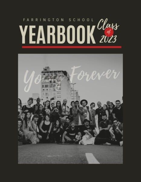 Created By The Fotor Team Yearbook Template Yearbook Templates, Yearbook Covers Design, Yearbook Template, Yearbook Cover, Yearbook Covers, High School Yearbook, Ideas For Design, School Yearbook, Cover Template