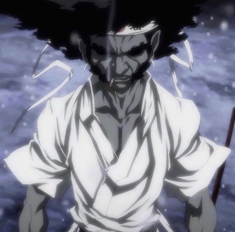 Afro Samurai, Anime Character, Media, Tumblr, Anime, White, Black