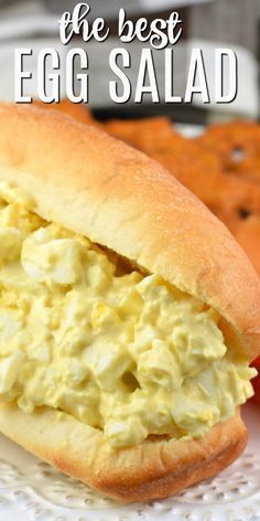 The Best Egg Salad, Egg Salad Recipe Easy, Classic Egg Salad Recipe, Egg Salad Sandwich Recipe, Best Egg Salad Recipe, Salad Cucumber, Egg Salad Sandwich, Easy Egg Salad, Classic Egg Salad