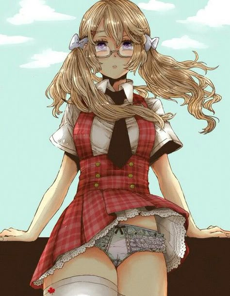 Fem Canada Nyotalia ecchi panties blonde cute Hetalia X Nyotalia, Nyotalia Canada, Canada Hetalia, Hetalia Canada, Hetalia Characters, World Star, Hetalia, Aesthetic Fashion, Anime Images