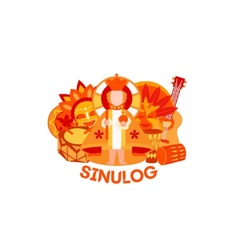 Created with Canva #sinulog #logo Sinulog Festival Art, Sinulog Design, Sto Nino Image, Sto Nino, Sinulog Festival, Filipino Art, Festival Logo, Word Design, Festival Design