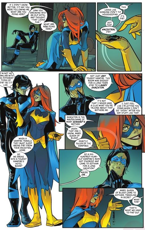 Dc Vs Vampires, Nightwing Batgirl, Dc Comics Funny, Nightwing And Batgirl, Batgirl Art, Nightwing And Starfire, Otto Schmidt, Female Villains, Sci Fi Comics