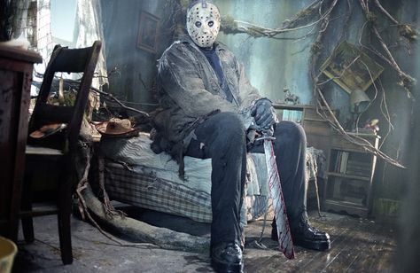 Movies Background, Jason Voorhees Wallpaper, American Horror Movie, Jason Vorhees, Scary Movie Characters, Halloween Express, Halloween 3, Horror Icons, Jason Voorhees