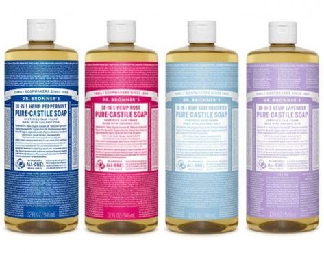 20 uses for Dr. Bronner's Castille soap for the body and home. Dr Bonner, Dr Bronner's Soap, Dr Bonners, Dr Bronners Soap, Castile Soap Uses, Young Living Recipes, Dr Bronners, Castille Soap, Heal Thyself