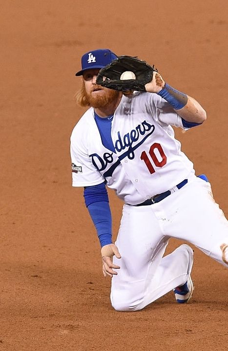 Justin Turner, LAD//Oct 18,2016 Game 3 NLCS v CHC Justin Turner, Mlb Postseason, Game 3, World Series, Mlb, Sports Jersey