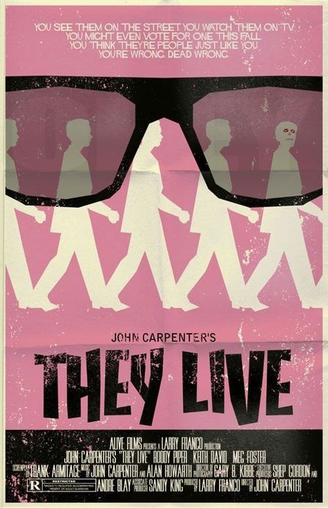 Alive Film, Cinema Design, Fan Poster, Septième Art, Horror Posters, John Carpenter, Minimal Movie Posters, Movie Posters Design, Cinema Posters