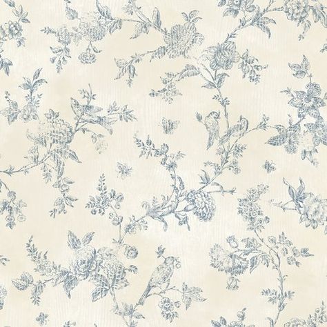 A budget-friendly shopping guide with 30 of the best modern farmhouse style wallpaper designs for $2 or less per square foot. Brewster Wallpaper, Red Toile, Toile Wallpaper, 5 Wallpaper, Cream Wallpaper, W Wallpaper, Bird Wallpaper, Damask Wallpaper, Botanical Wallpaper