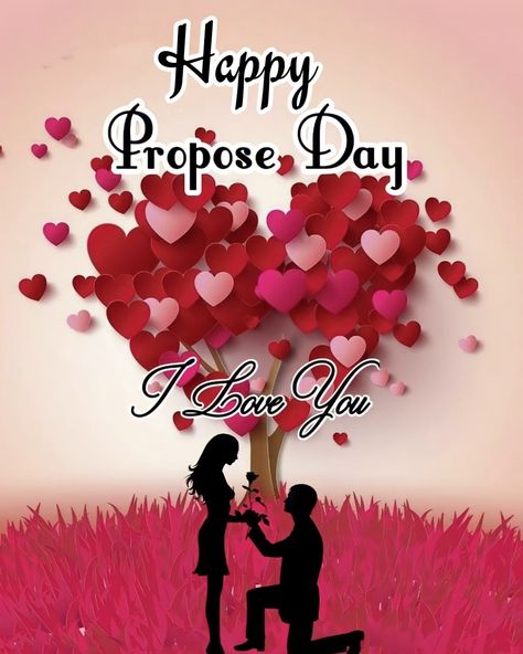 Happy Propose Day My Love, Propose Day Images Cartoon, Happy Propose Day Romantic, Happy Propose Day Image, Propose Day Images, Proposal Day, Happy Propose Day, 2023 Wishes