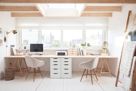 Cool Home Office, Minimalist Home Office, Small Home Offices, Decor Ikea, Office Layout, Small Home Office, Office Workspace, Modern Home Office, Home Office Setup